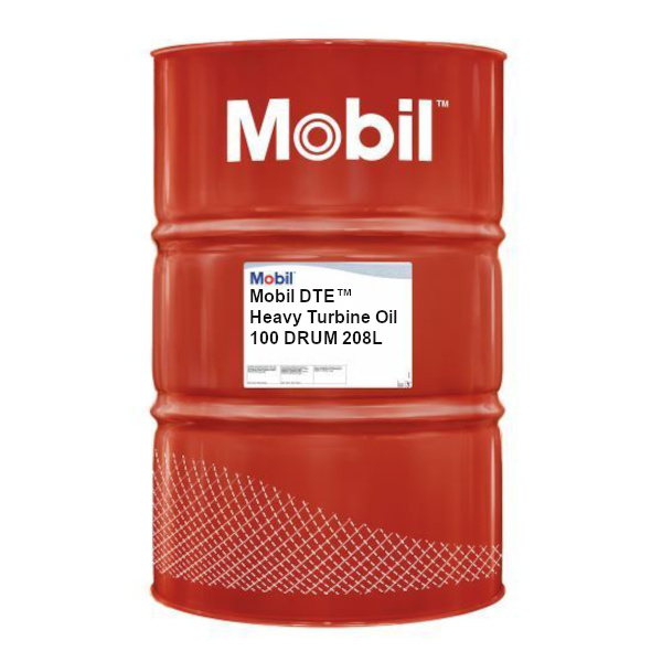 Mobil DTE™ Heavy Turbine Oil 100 DRUM 208L